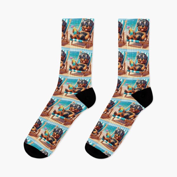 Item preview, Beach Days Rottweilers Vacation designed and sold by Wags & Tails.