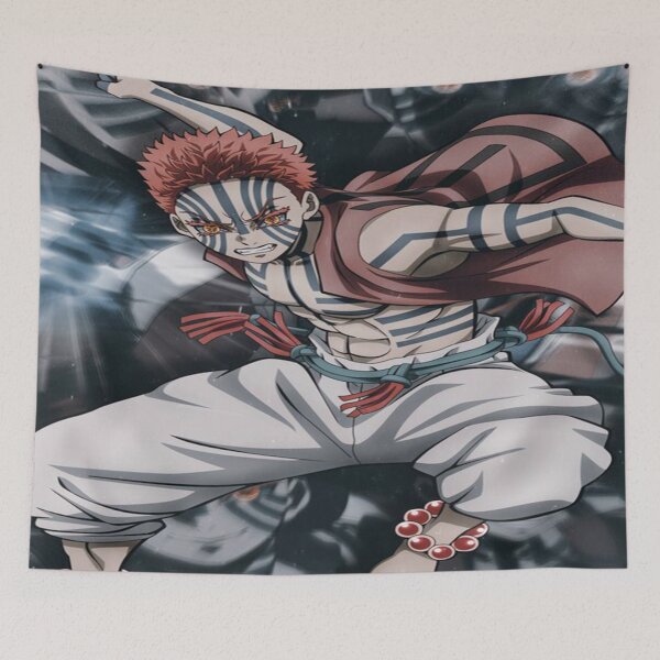 Item preview, Akaza - Kimetsu no Yaiba designed and sold by ArtistryHavenn.