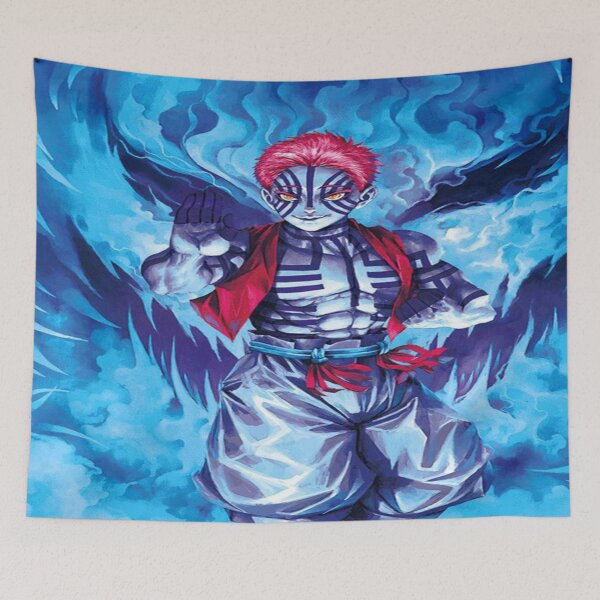 Item preview, Akaza - Kimetsu no Yaiba designed and sold by ArtistryHavenn.