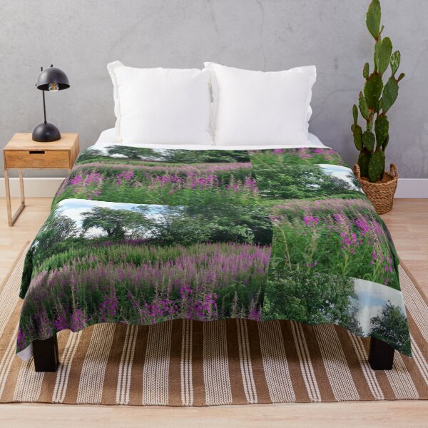 Item preview, Rosebay Willowherb meadow photograph designed and sold by esvb.