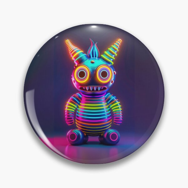 Item preview, Neon Cyclops Monster designed and sold by Sillytoe.
