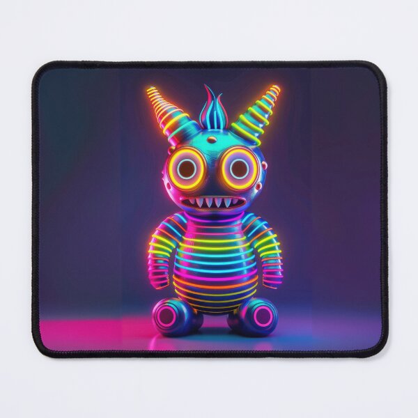 Item preview, Neon Cyclops Monster designed and sold by Sillytoe.