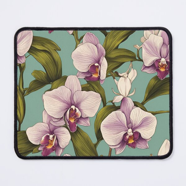Item preview, Orchid flower pattern designed and sold by Creastore.