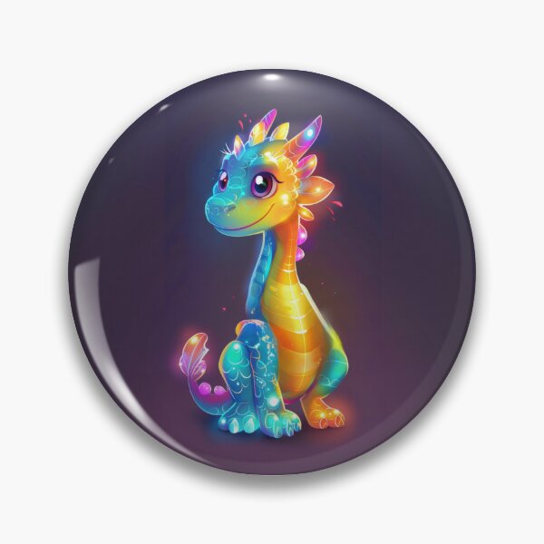 Item preview, Neon Rainbow Dragon designed and sold by Sillytoe.