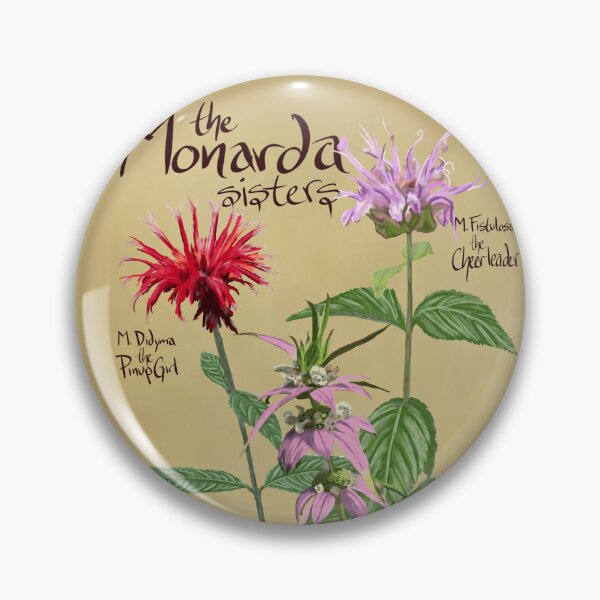 Item preview, the Monarda Sisters designed and sold by PollinateBarrie.