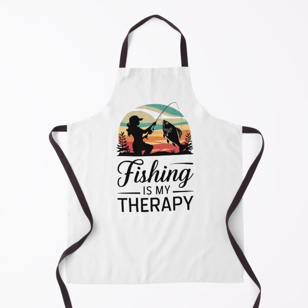 Item preview, Fishing is my Therapy - Sunset designed and sold by FinFriends.