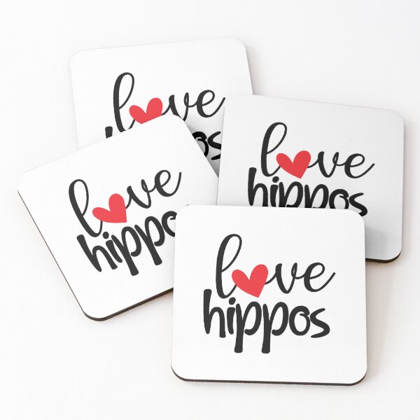 Item preview, love hippos designed and sold by EmeraldeaArt.