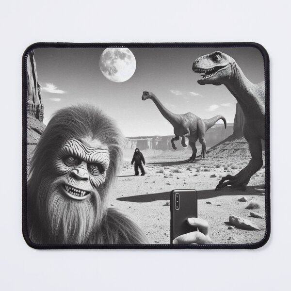 Item preview, Bigfoot Loch Ness Selfie designed and sold by PistachioCream.