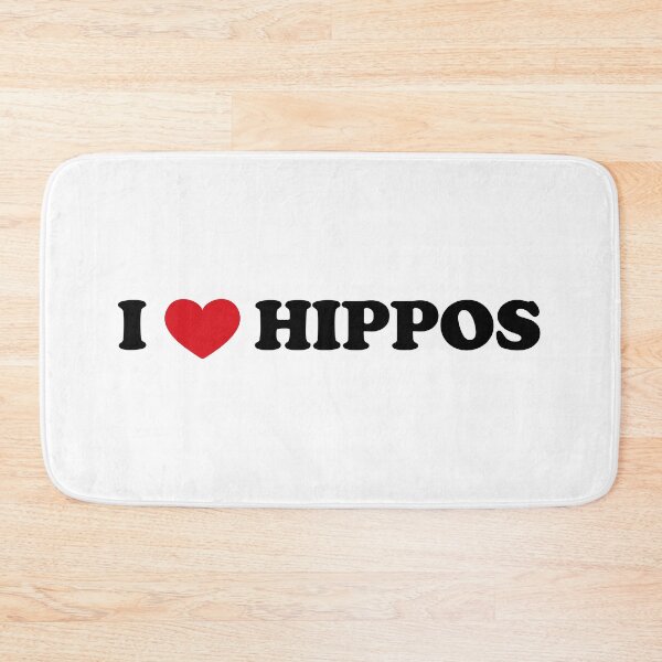 Item preview, I love hippos designed and sold by EmeraldeaArt.