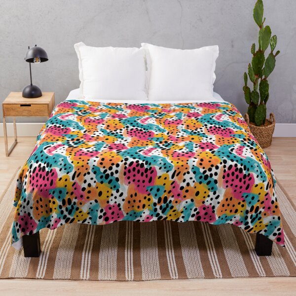 Item preview, Watercolour colourful leopard stains pattern designed and sold by 1enchik.