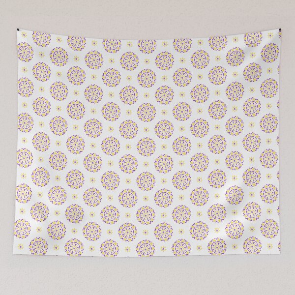 Item preview, Mandala Purple Yellow Intersex Pride Flag designed and sold by JoyfulJen.
