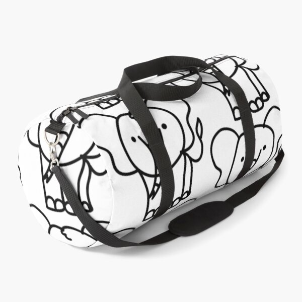 Item preview, Black and white elephant cute designed and sold by fluffyfamcraft.