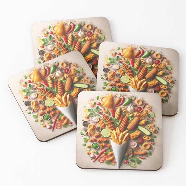 Item preview, A vibrant array of assorted snacks and spices artfully arranged designed and sold by homydesign.