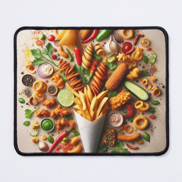 Item preview, A vibrant array of assorted snacks and spices artfully arranged designed and sold by homydesign.