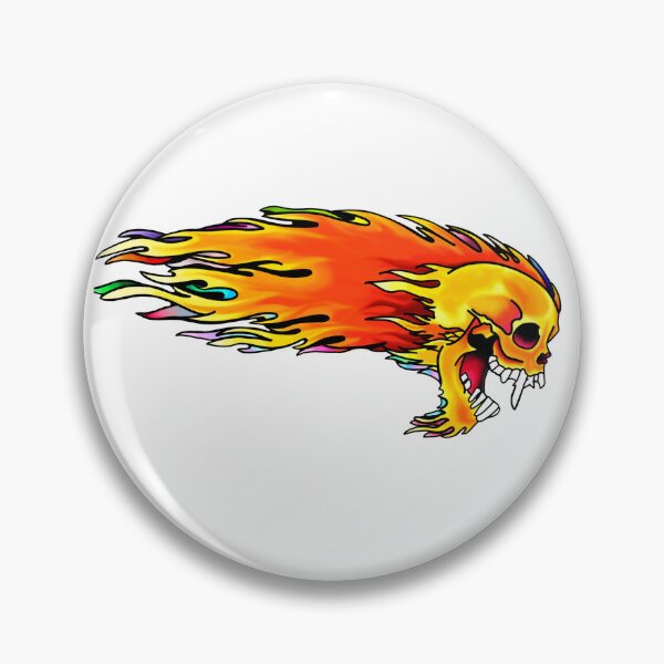 Item preview, Flaming Skull designed and sold by ItsAnarrah.