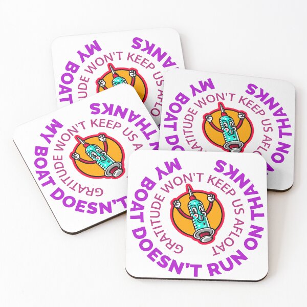 Item preview, Gratitude Won't Keep Us Afloat designed and sold by PrintPopTees.