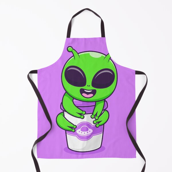 Item preview, Cute Alien Hugging Coffee Cup Cartoon Vector Icon - Adorable Science and Drink Illustration designed and sold by hjian8219.