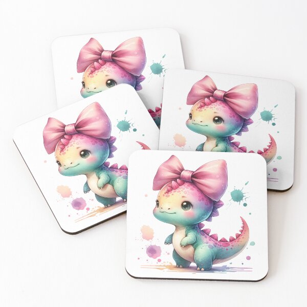 Item preview, A Cute Dinosaur With A Red Bow designed and sold by EarthArtAvencha.