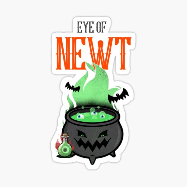 Item preview, Halloween - Eye of Newt cauldron orange designed and sold by LewpyG.