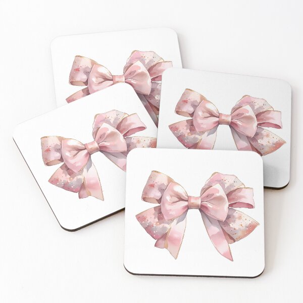 Item preview, Charming Watercolor Pink Coquette Bow designed and sold by Dynke.