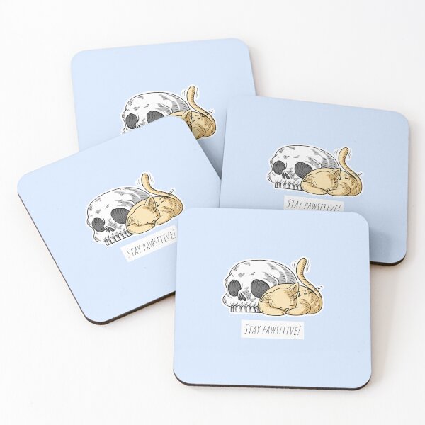 Item preview, Stay pawsitive #CatGifts #CatLady #CatMom #CatDad #CatLife designed and sold by Anna Halasek.