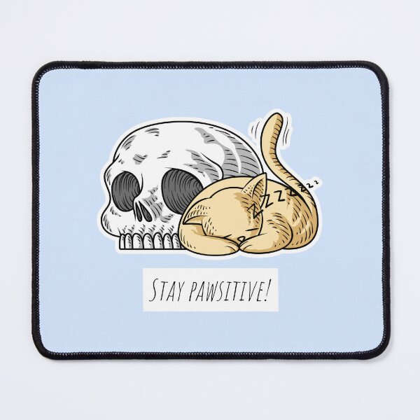 Item preview, Stay pawsitive #CatGifts #CatLady #CatMom #CatDad #CatLife designed and sold by Anna Halasek.