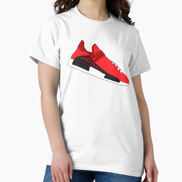Vista previa del artículo con la obra «Pharrell Human Race 'Rojo'», diseñado y vendido por Dylan Rogers.