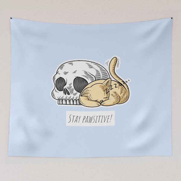 Item preview, Stay pawsitive #CatGifts #CatLady #CatMom #CatDad #CatLife designed and sold by Anna Halasek.