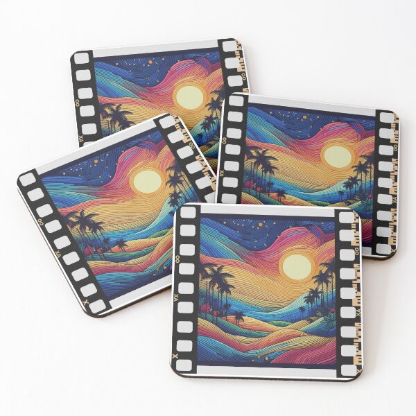 Aperçu de l'œuvre Summer holidays palm tree sun and sea créée et vendue par artscreat.