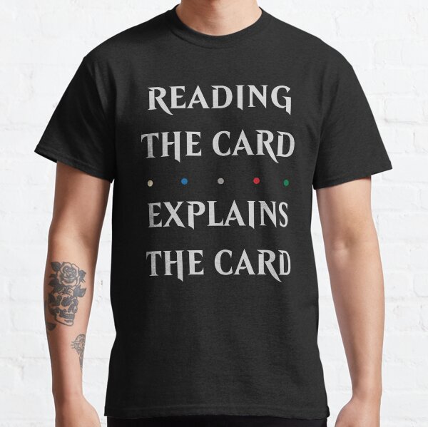 Item preview, MTG Reading the Card Explains the Card designed and sold by psrearick.
