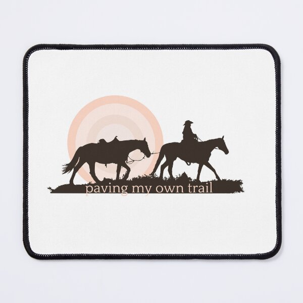 Item preview, Paving My Own Trail - Horse - Western - Cactus - Saddle - Cowboy - Ranch - Farm - Cowgirl - Riding Horse designed and sold by mwinter2205.