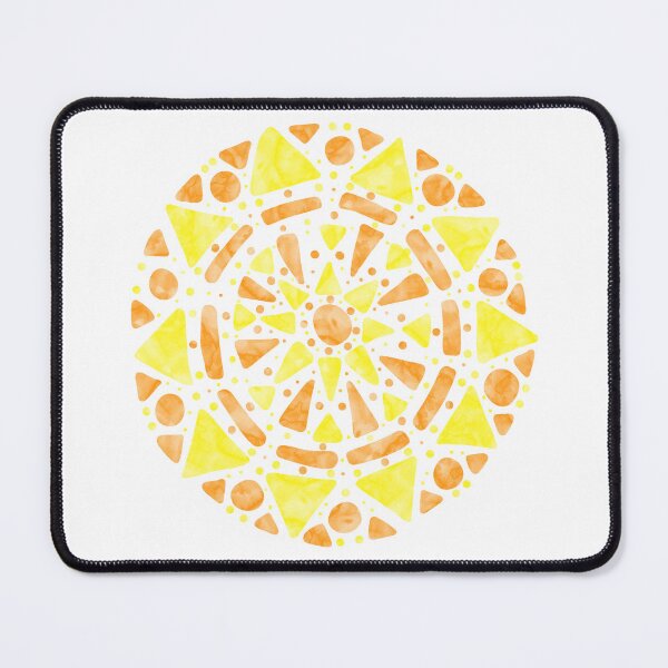 Item preview, Mandala Yellow Orange Maverique Pride Flag designed and sold by JoyfulJen.