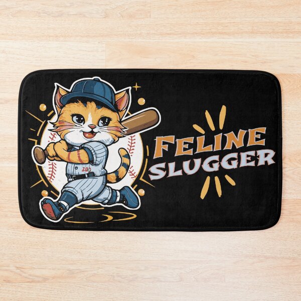 Item preview, Feline slugger designed and sold by DigitalBazars.