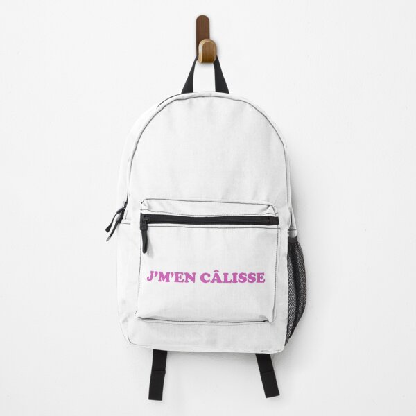 Item preview, J’m’en câlisse - bold pink text designed and sold by EmeraldeaArt.