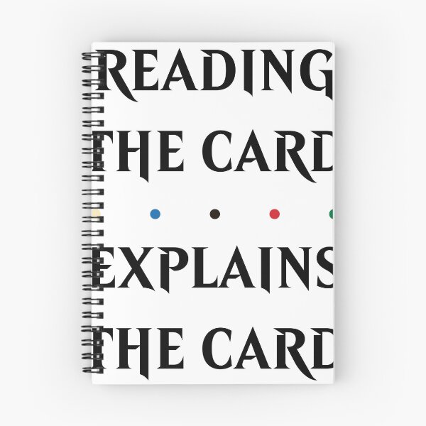 Item preview, MtG Reading the Card Explains the Card designed and sold by psrearick.
