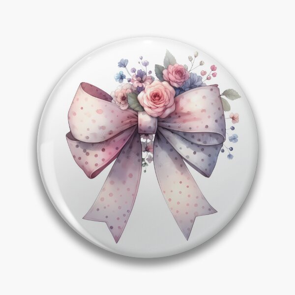 Item preview, Gorgeous Floral Coquette Bow designed and sold by Dynke.