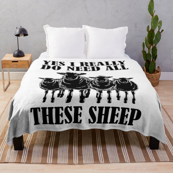 Item preview, Funny Yes I Really Do Need All These Sheep designed and sold by Stick-Artistry.