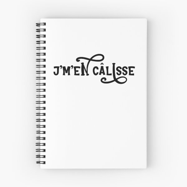 Item preview, j'm'en câlisse - whimsical text design designed and sold by EmeraldeaArt.