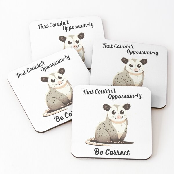 Item preview, That Couldn't Oppossum-ly Be Correct Funny Science Pun designed and sold by ModernScienceUS.