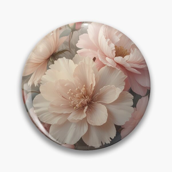 Item preview, Pastel & Beige Floral Painting /AI Art/ #65 designed and sold by AI-Floral-Art.