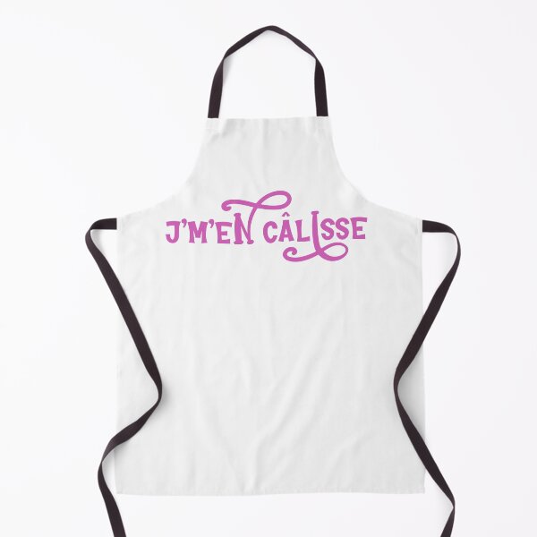 Item preview, j'm'en câlisse - whimsical pink text design designed and sold by EmeraldeaArt.