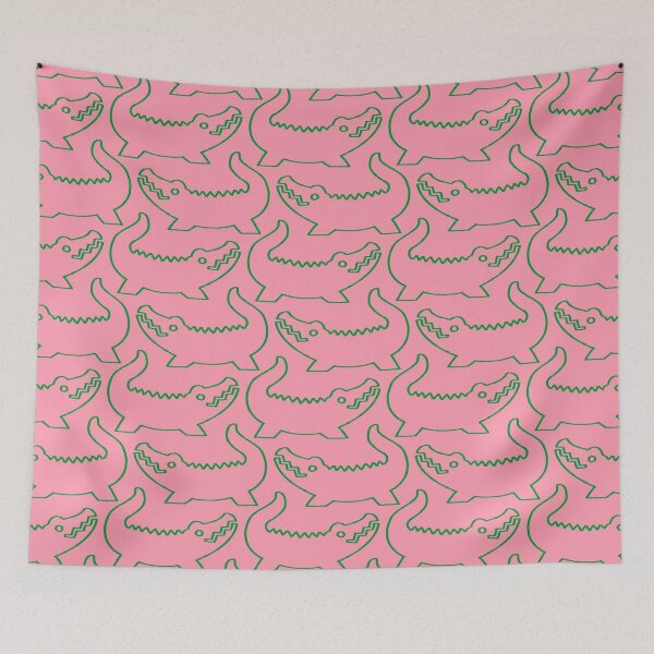 Item preview, Pink Alligators Pattern Style 2 designed and sold by knitetgantt.