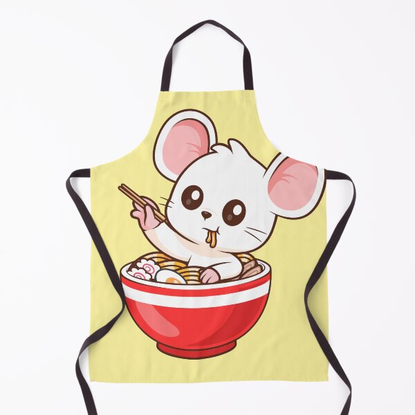 Item preview, Cute Mouse Eating Ramen Noodles with Chopsticks Cartoon Vector Icon - Adorable Animal and Food Illustration designed and sold by hjian8219.