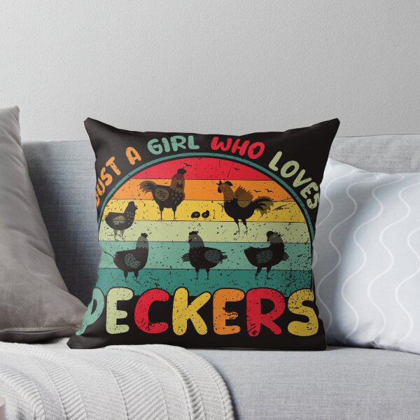 Item preview, Funny Saying Just a girl who loves Peckers Retro Vintage Chicken Lover designed and sold by REDDLINE.