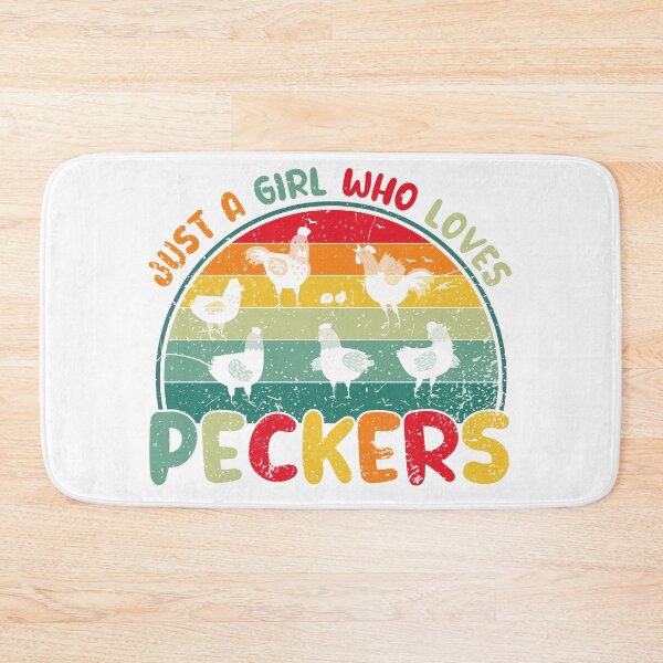 Item preview, Funny Saying Just a girl who loves Peckers Retro Vintage Chicken Lover designed and sold by REDDLINE.