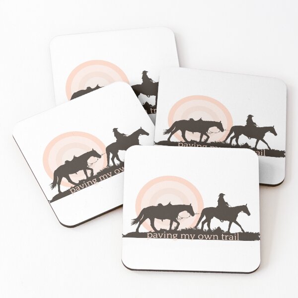 Item preview, Paving My Own Trail - Horse - Western - Cactus - Saddle - Cowboy - Ranch - Farm - Cowgirl - Riding Horse designed and sold by mwinter2205.