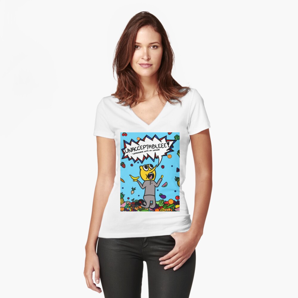 Artikel-Vorschau von Tailliertes T-Shirt mit V-Ausschnitt, designt und verkauft von ItsAnarrah.