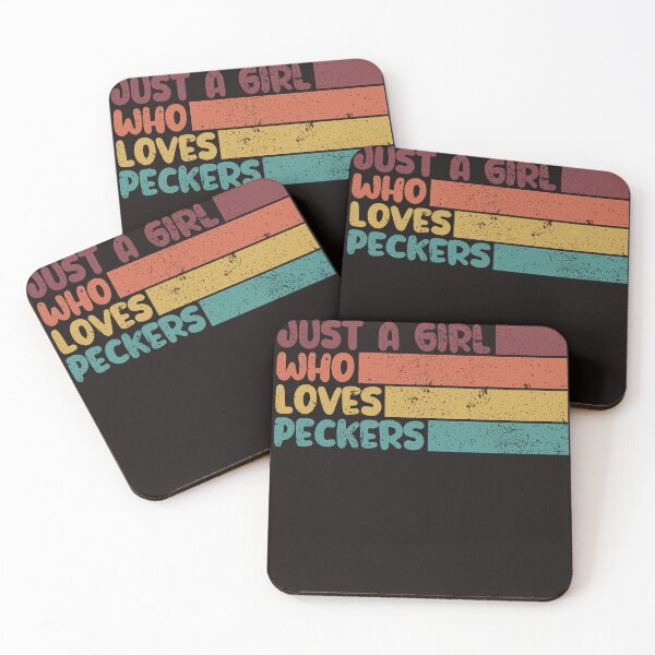 Item preview, Just a girl who loves Peckers Retro Vintage Chicken Lover Funny Saying designed and sold by REDDLINE.