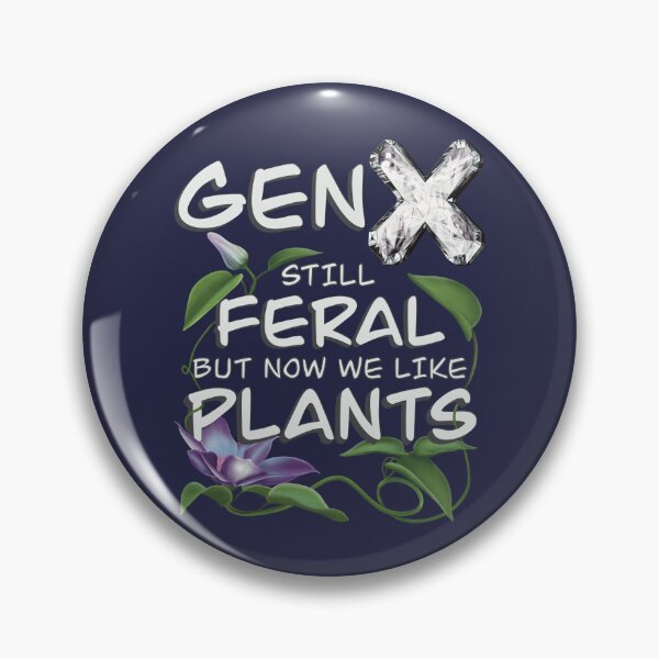 Item preview, Funny Typographic GenX Quote with a Pretty Flower and Vines designed and sold by AloraDawnEve.