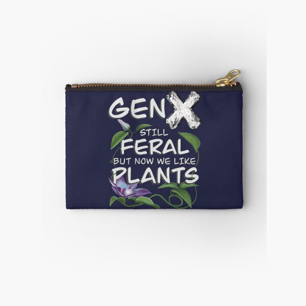 Item preview, Funny Typographic GenX Quote with a Pretty Flower and Vines designed and sold by AloraDawnEve.